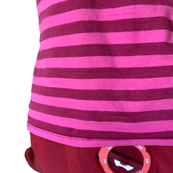 BUFFALO JEANS - Striped Pink Sleeveless Tank Top - Sport - Picture 6 of 8